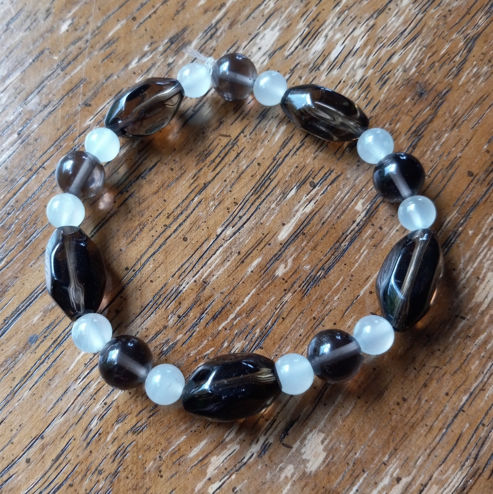 Handmade Crystal Beaded Kandi Bracelet!!!